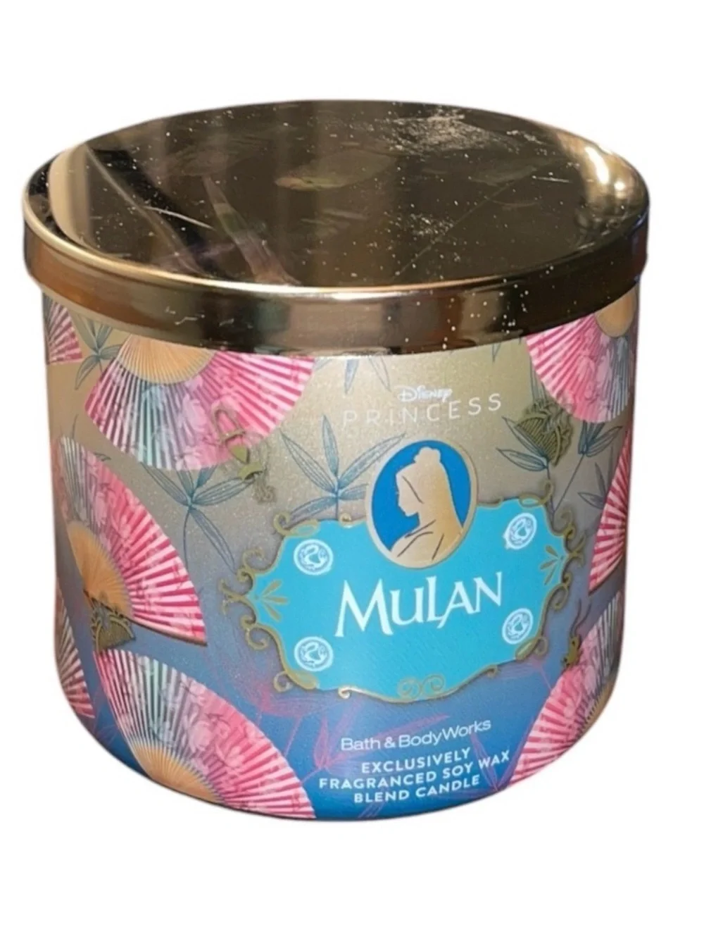 BATH & BODY WORKS DISNEY PRINCESS MULAN 3 WICK CANDLE